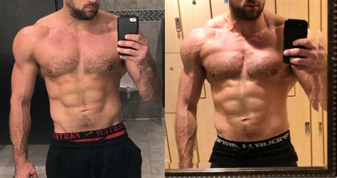 I hope he posts a photo of right before the cycle and after that 4 months of natty training. . Test only cycle before and after reddit